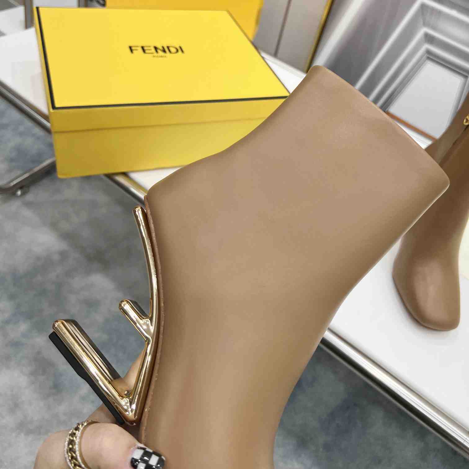 Fendi First High-Heeled Boots - DesignerGu