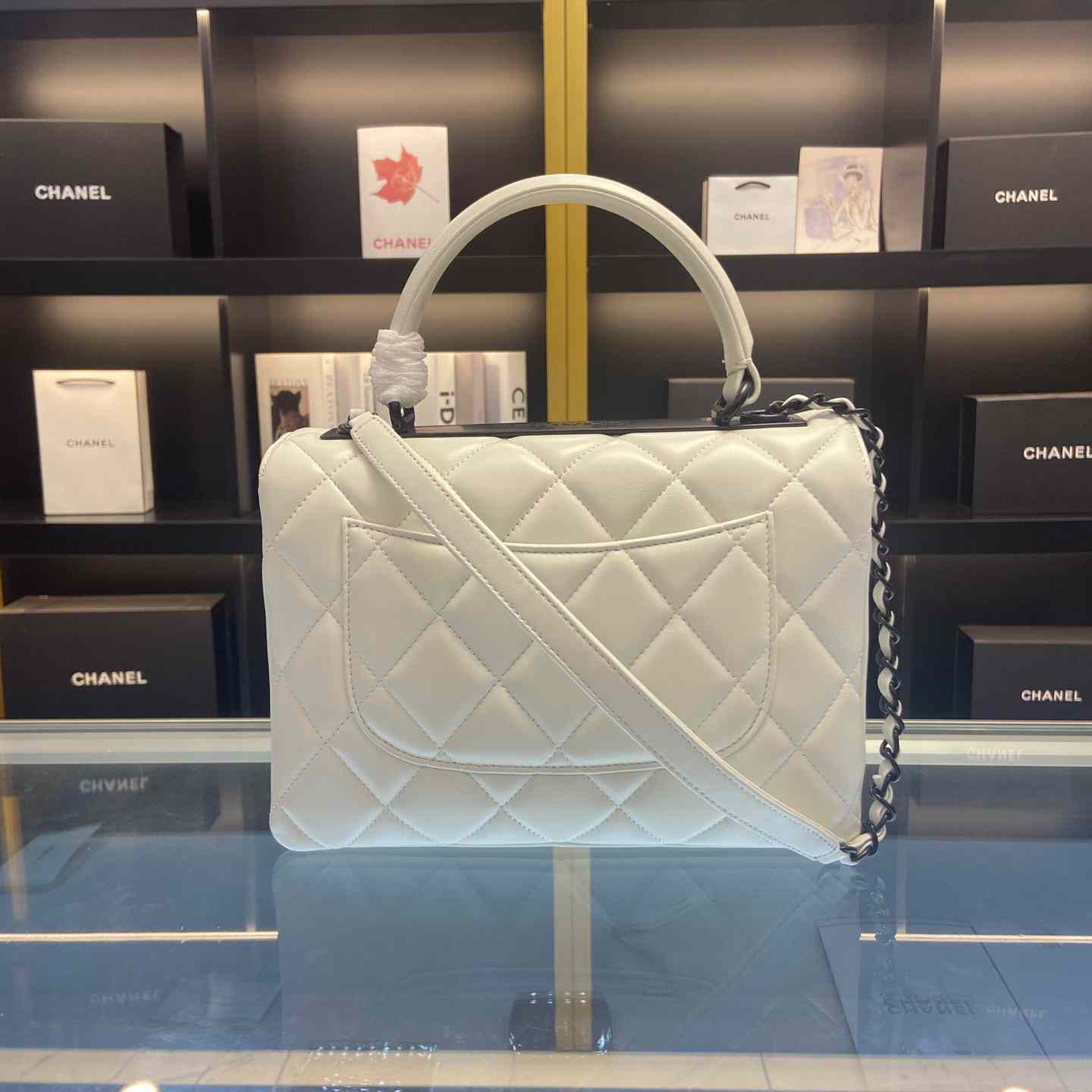 Chanel Flap Bag With Top Handle(25-12-17cm) - DesignerGu