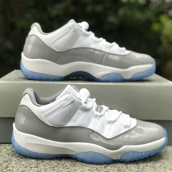 Air Jordan 11 Low “Cement Grey Sneakers    AV2187-140 - DesignerGu