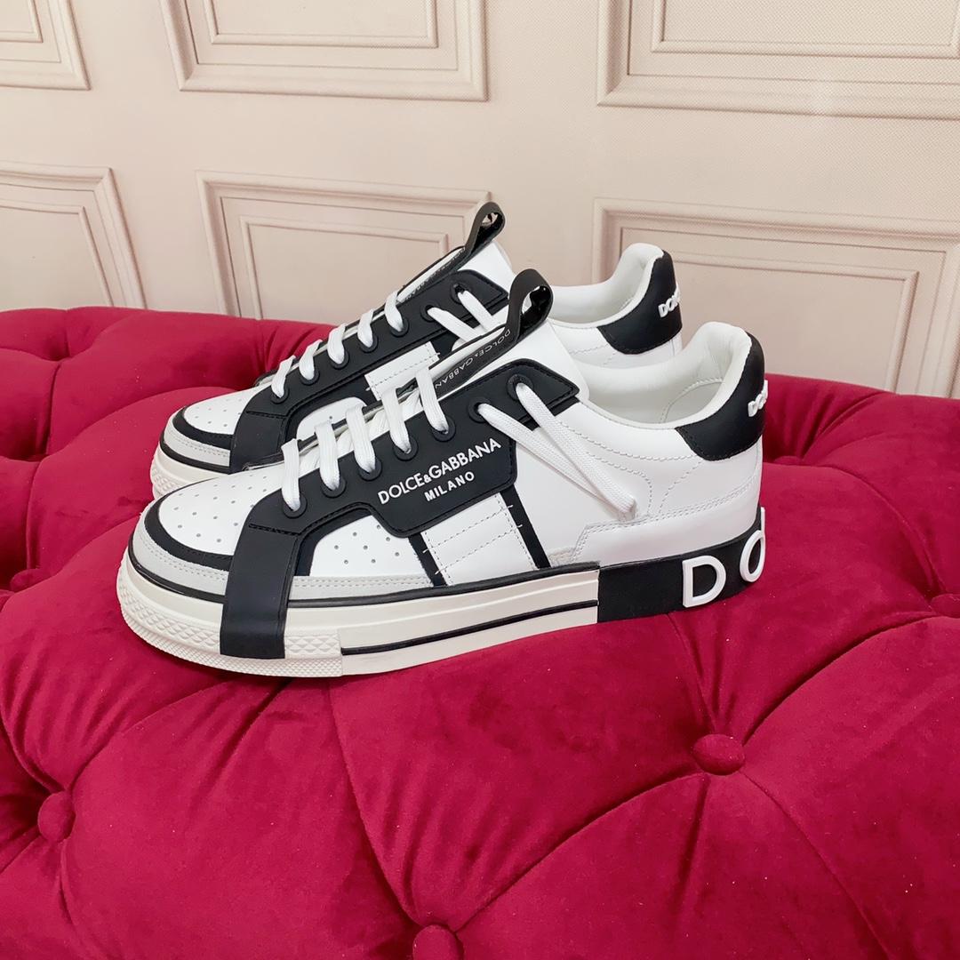 Dolce & Gabbana Calfskin 2.Zero Sneakers - DesignerGu