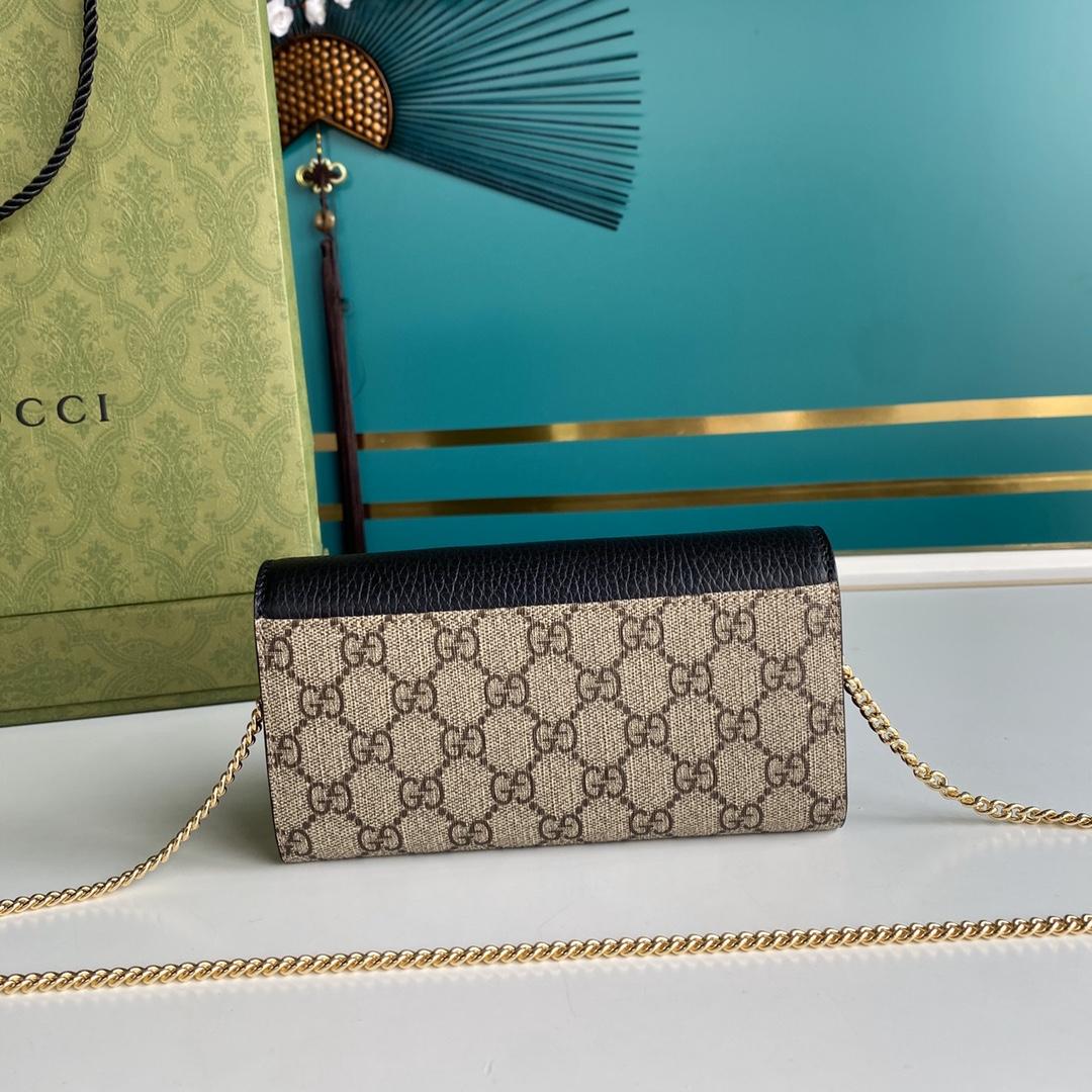 Gucci GG Marmont Chain Wallet(19-10-3.5CM)    - DesignerGu