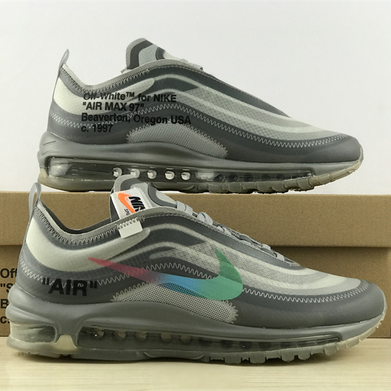 Off-White x Nike Air Max 97 “Menta”Sneakers     AJ4585-101 - DesignerGu