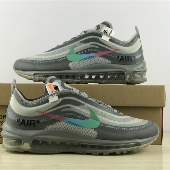 Off-White x Nike Air Max 97 “Menta”Sneakers     AJ4585-101 - DesignerGu