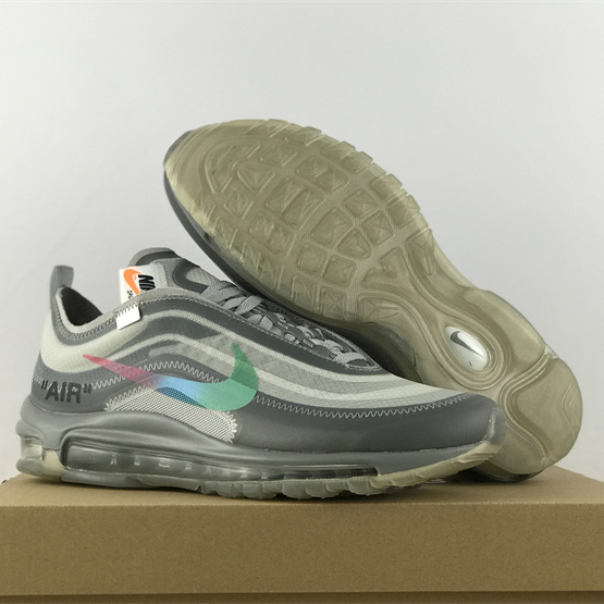 Off-White x Nike Air Max 97 “Menta”Sneakers     AJ4585-101 - DesignerGu