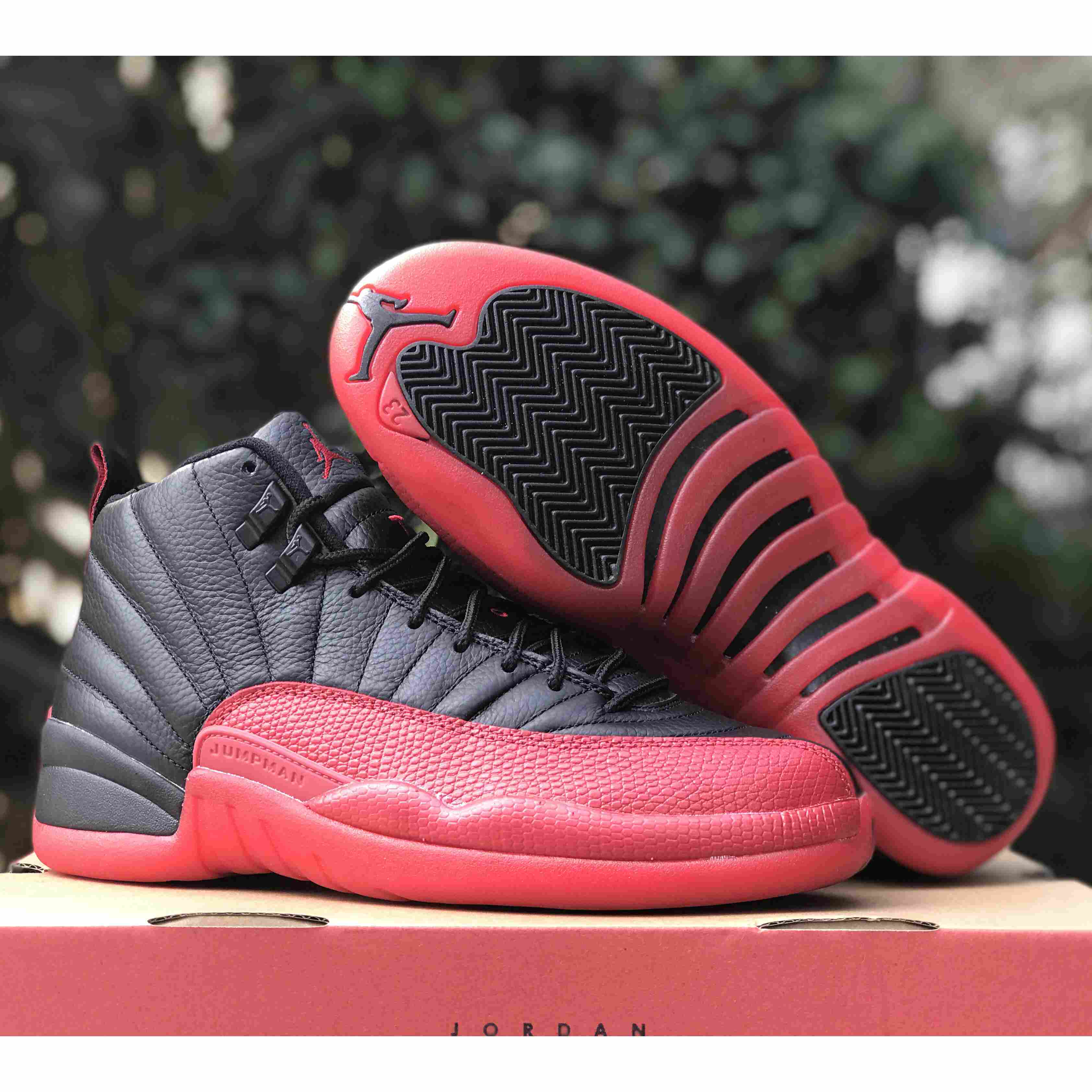 Air Jordan 12 “Flu Game” Sneaker  130690-002 - DesignerGu