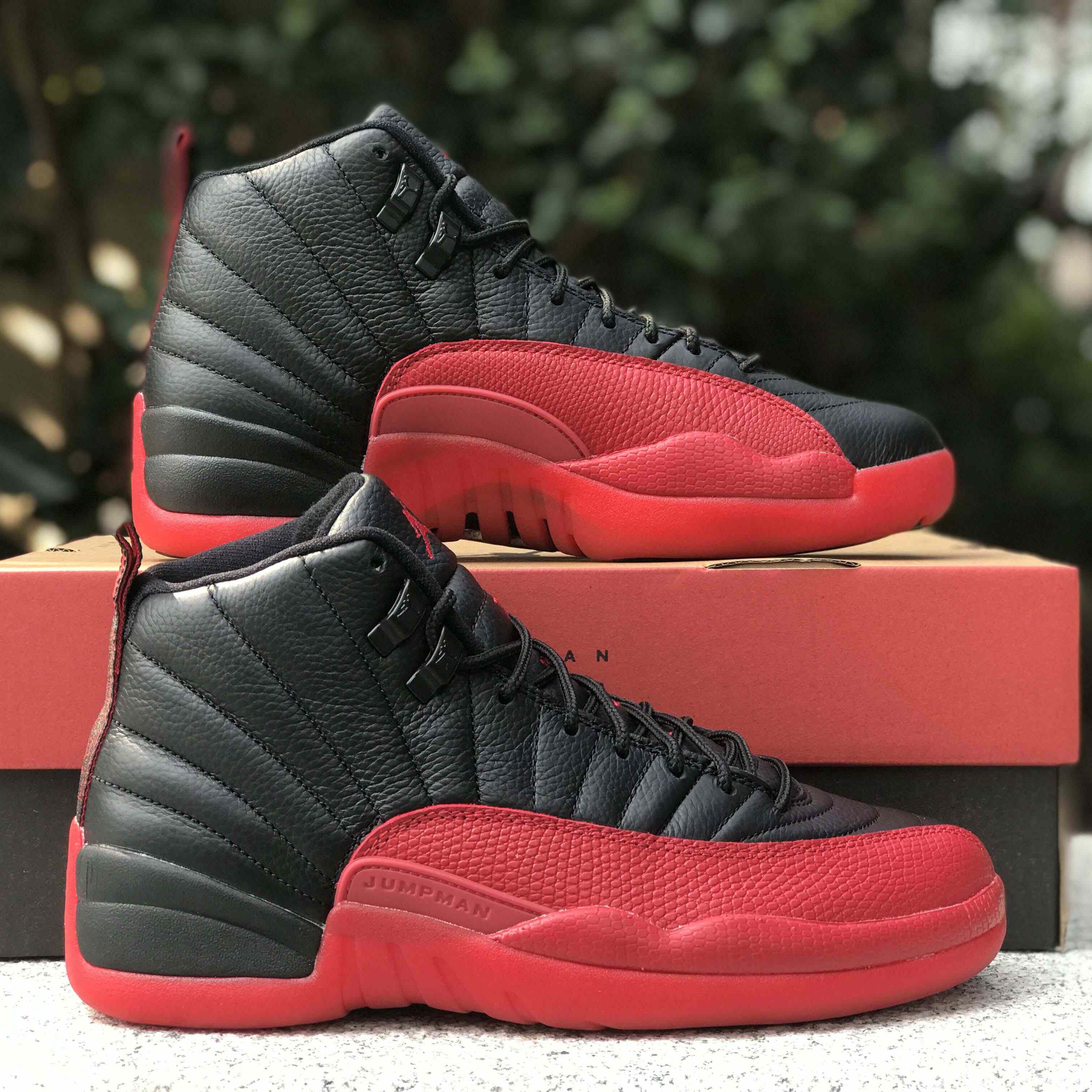 Air Jordan 12 “Flu Game” Sneaker  130690-002 - DesignerGu