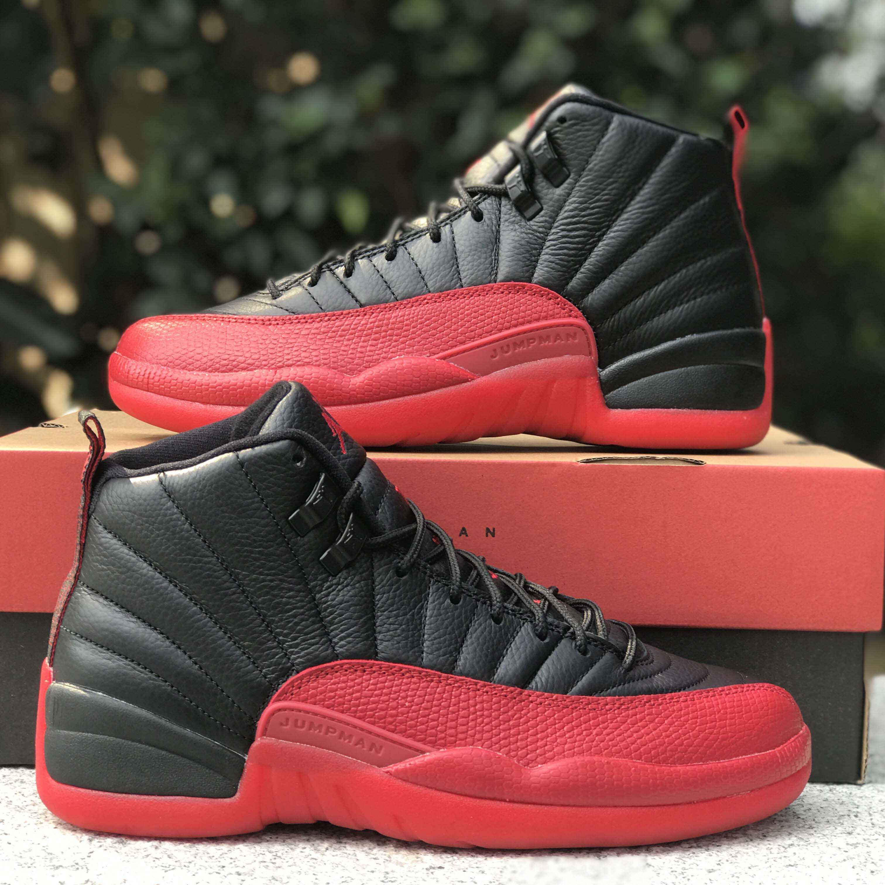 Air Jordan 12 “Flu Game” Sneaker  130690-002 - DesignerGu