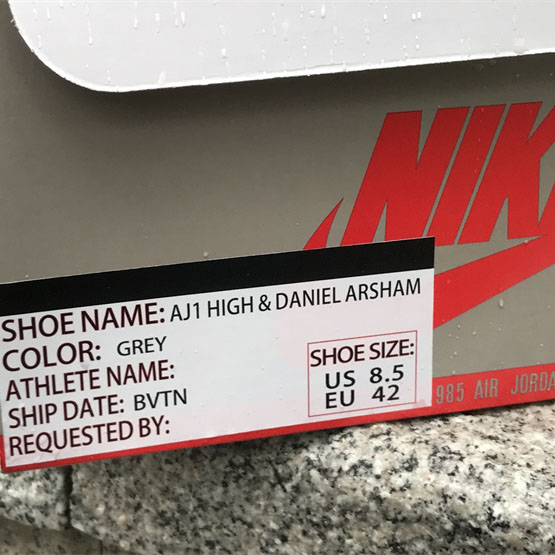 Daniel Arsham x Air Jordan 1 High Sneaker     - DesignerGu