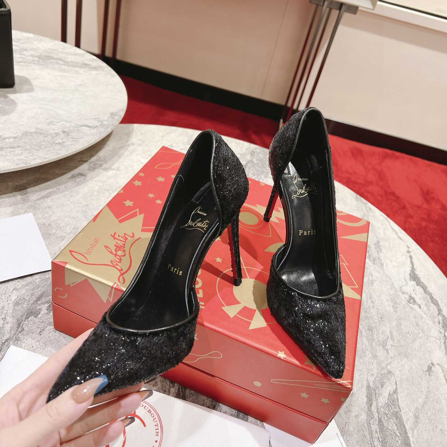 Christian Louboutin Iriza Pump   100mm - DesignerGu