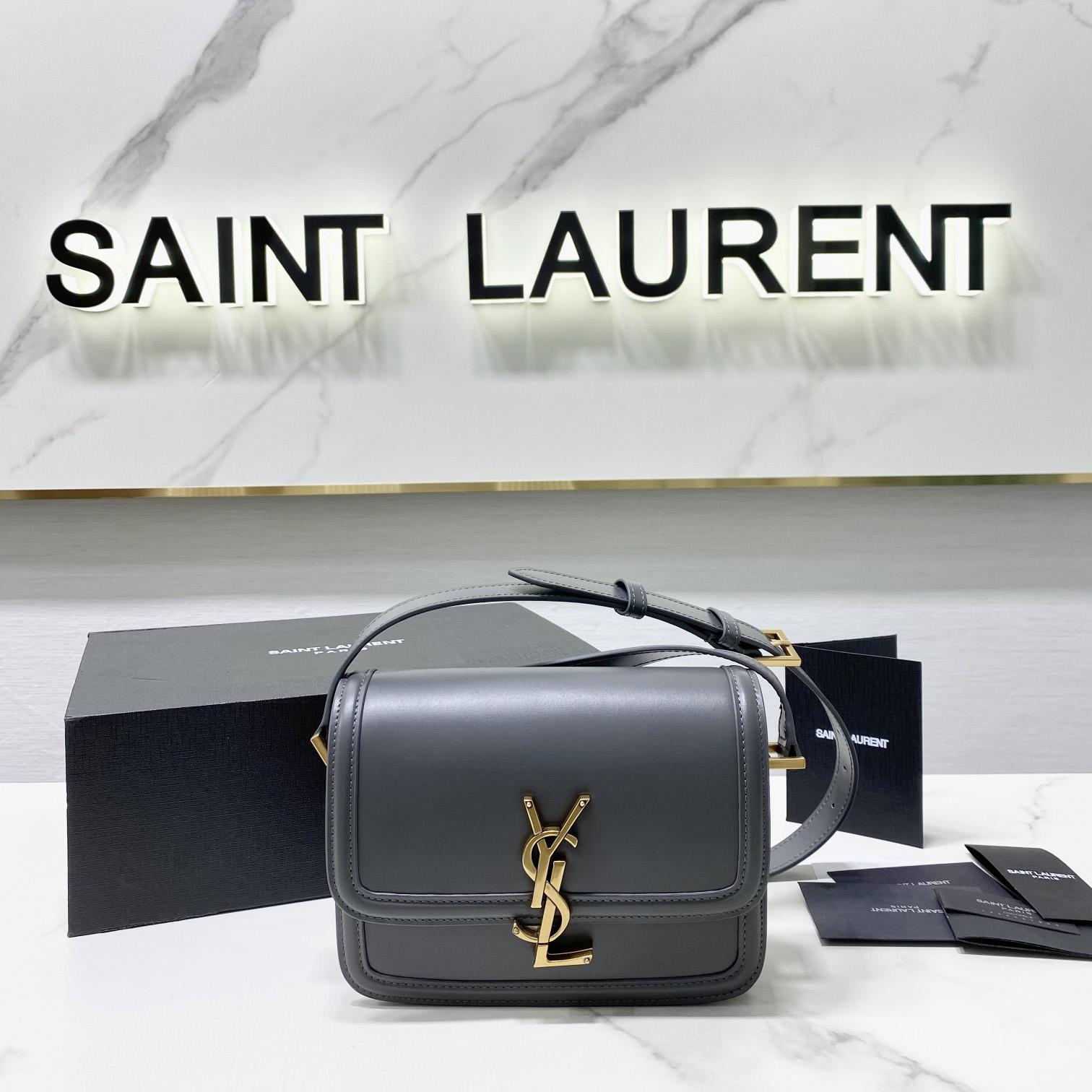 Saint Laurent Solferino Small Satchel In Box Saint Laurent Leather(19-13-5cm) - DesignerGu