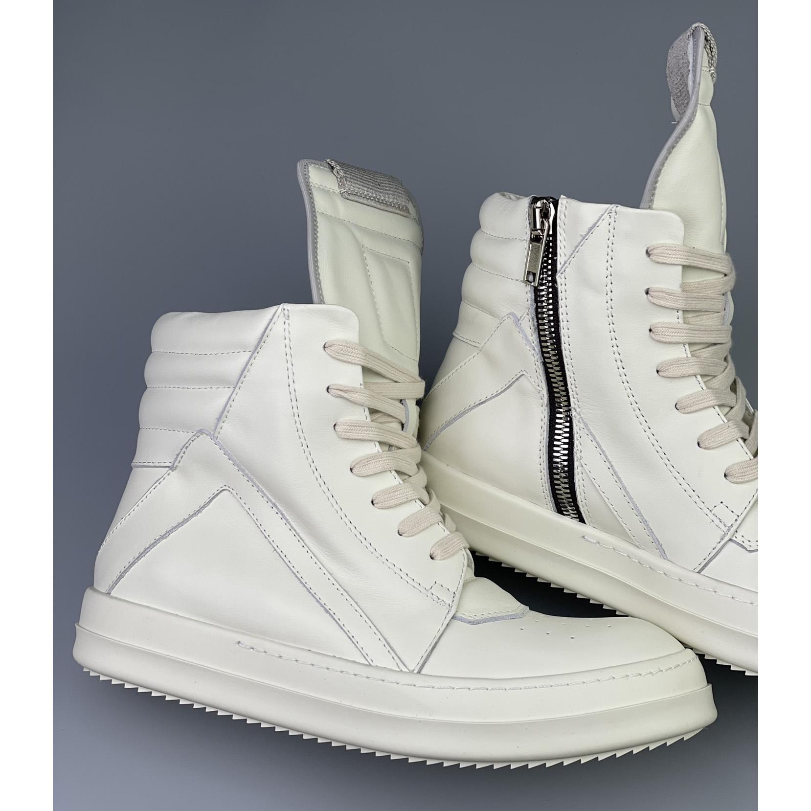 Rick Owens Geobasket High Top Sneakers - DesignerGu