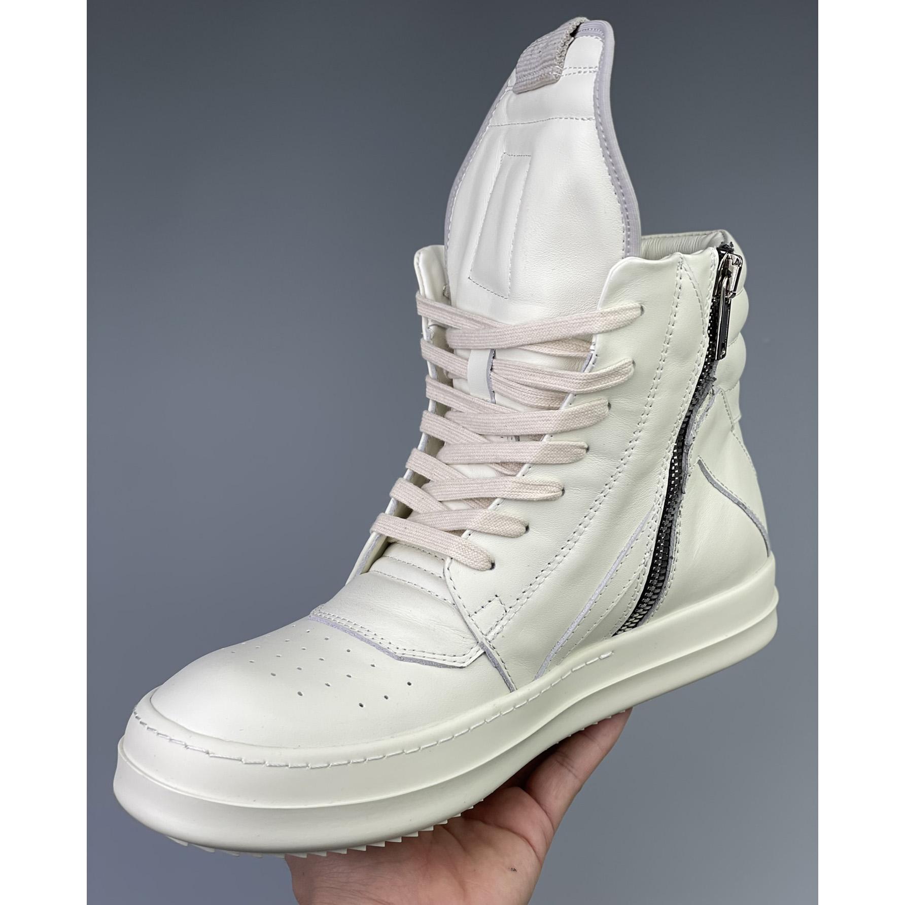 Rick Owens Geobasket High Top Sneakers - DesignerGu