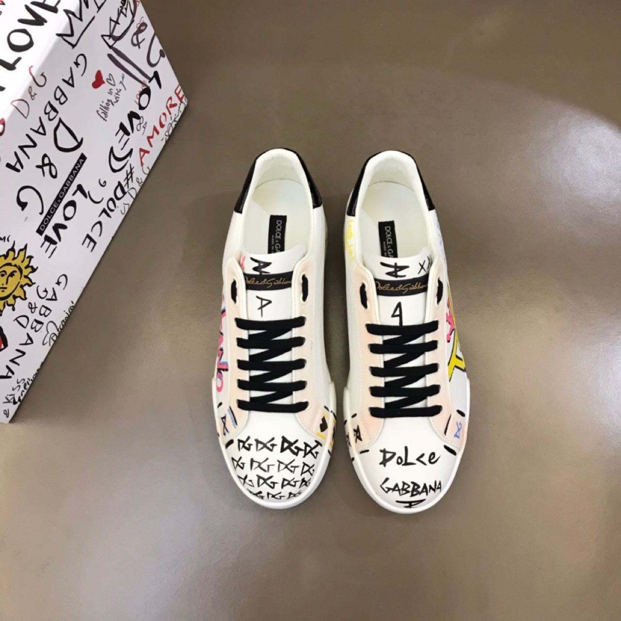 Dolce & Gabbana Limited Edition Portofino Sneakers - DesignerGu