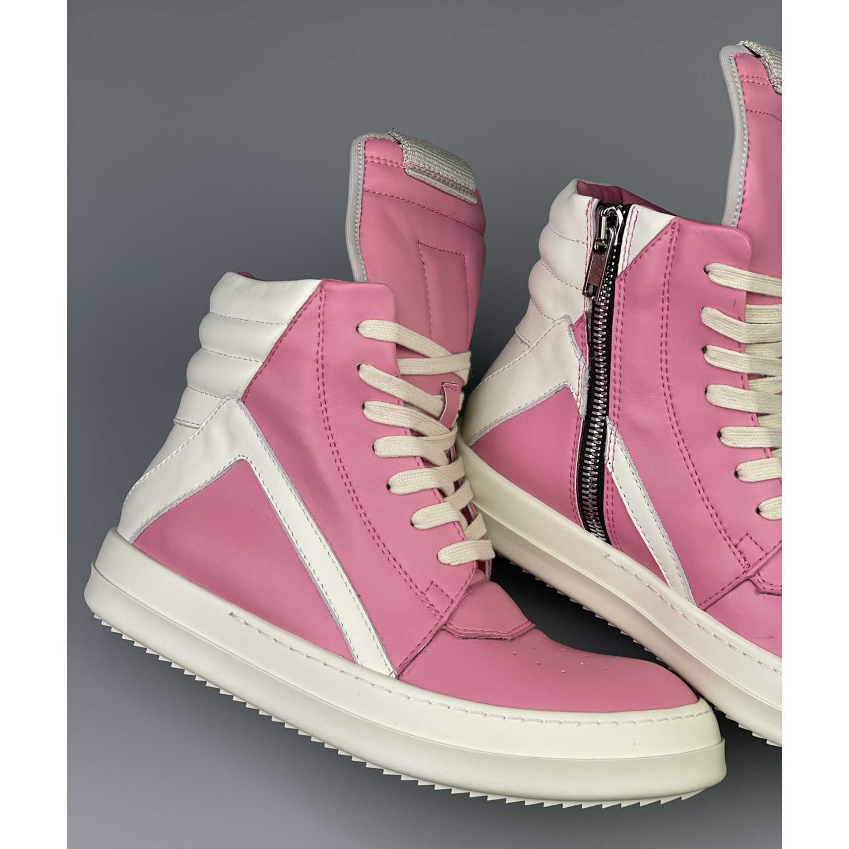 Rick Owens Geobasket High Top Sneakers - DesignerGu