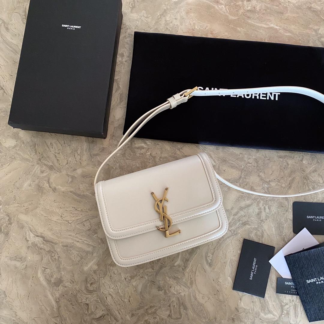 Saint Laurent Solferino Small Satchel In Box Saint Laurent Leather(19-13-5cm) - DesignerGu