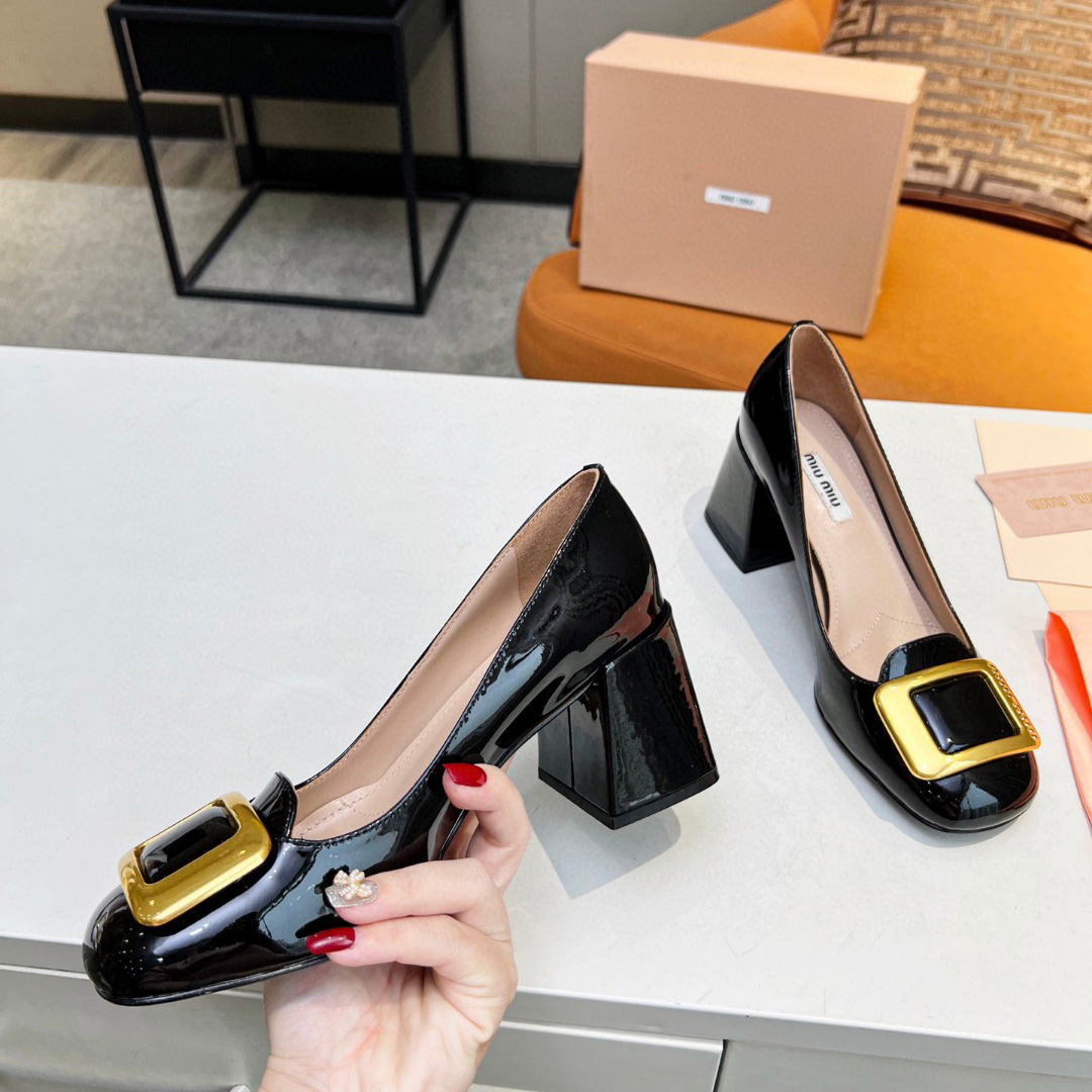 Miu Miu Patent Leather Pumps - DesignerGu