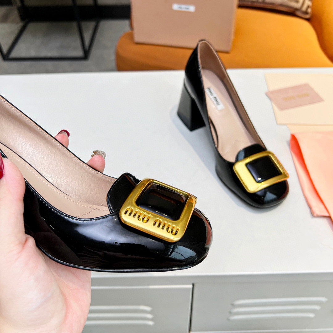 Miu Miu Patent Leather Pumps - DesignerGu