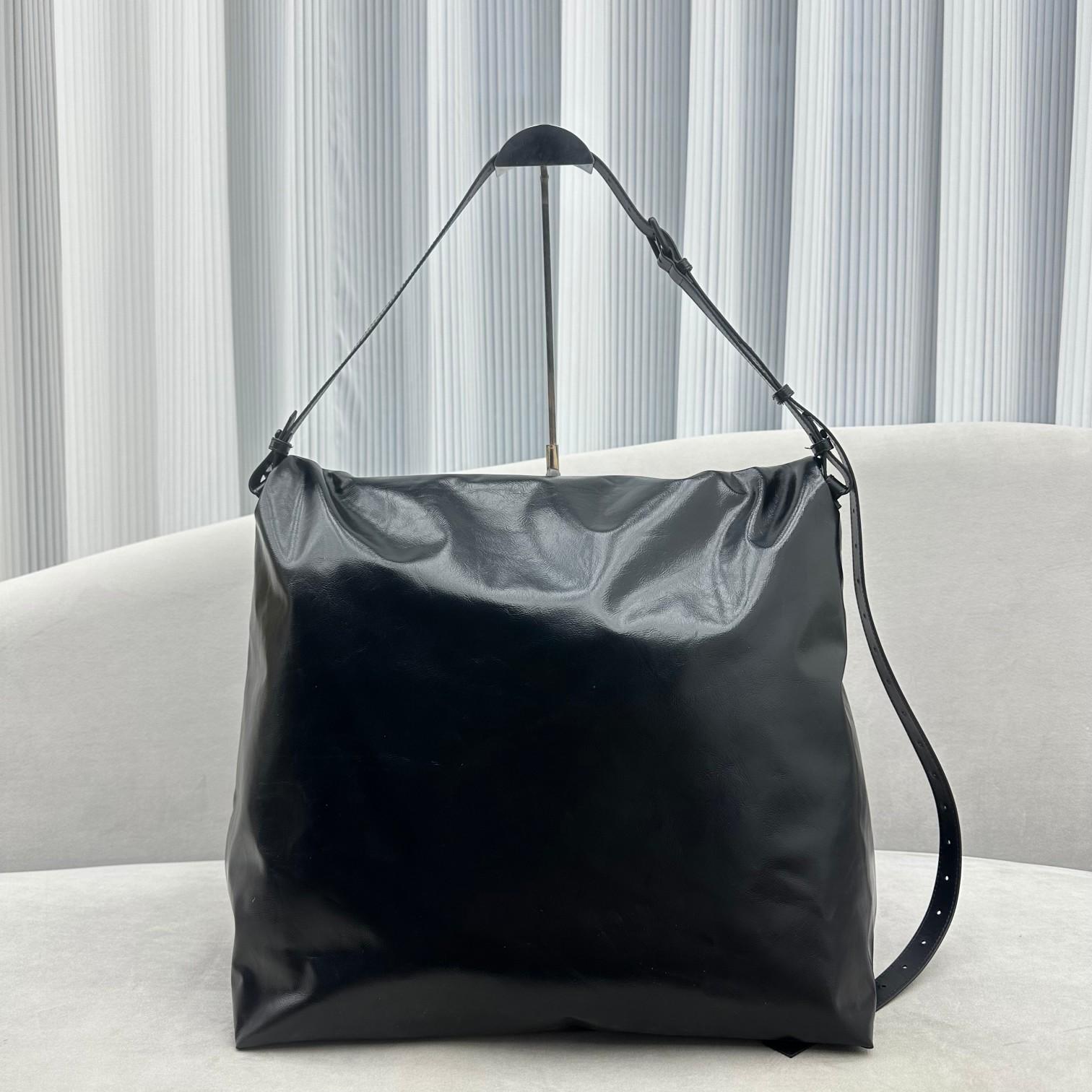 Balenciaga Trash Bag Large Pouch In Black(37-40-52cm) - DesignerGu