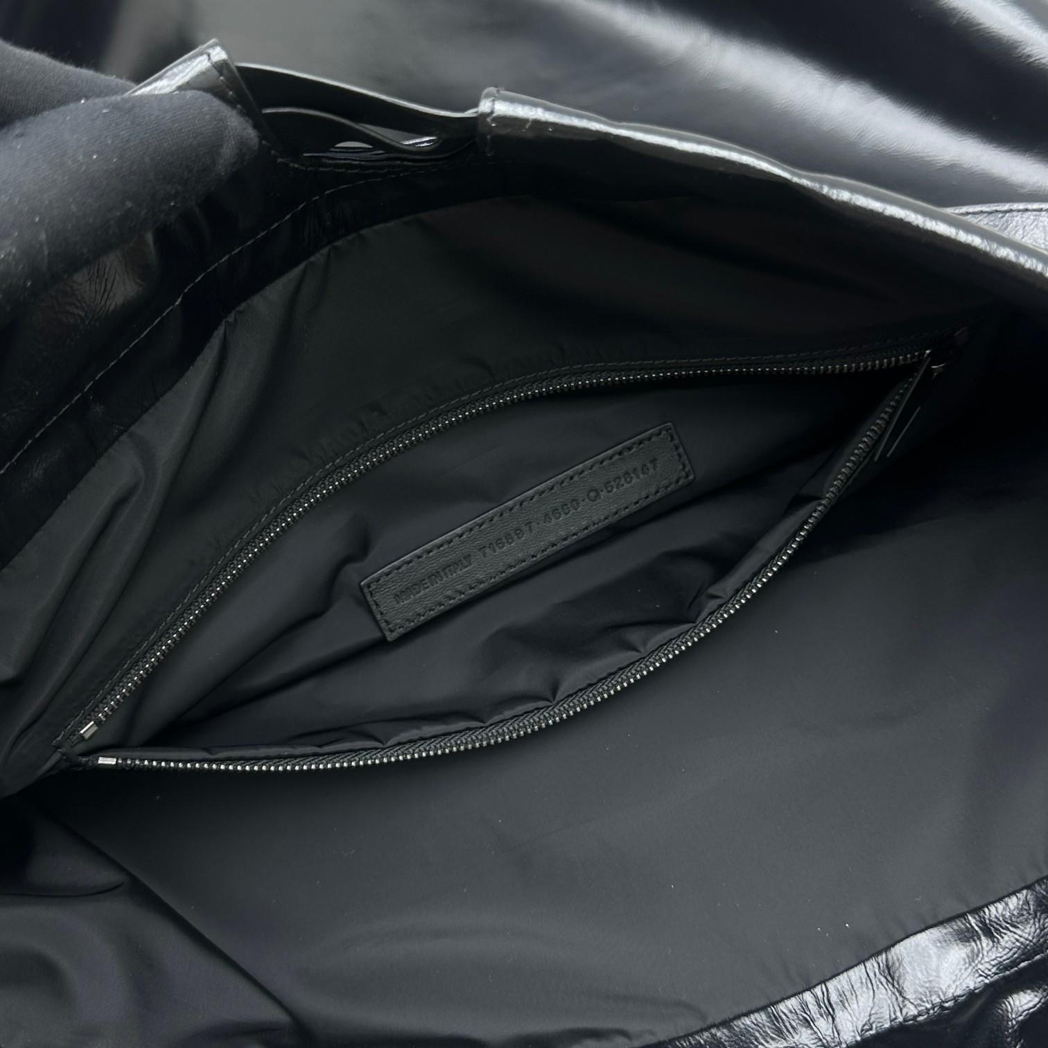 Balenciaga Trash Bag Large Pouch In Black(37-40-52cm) - DesignerGu