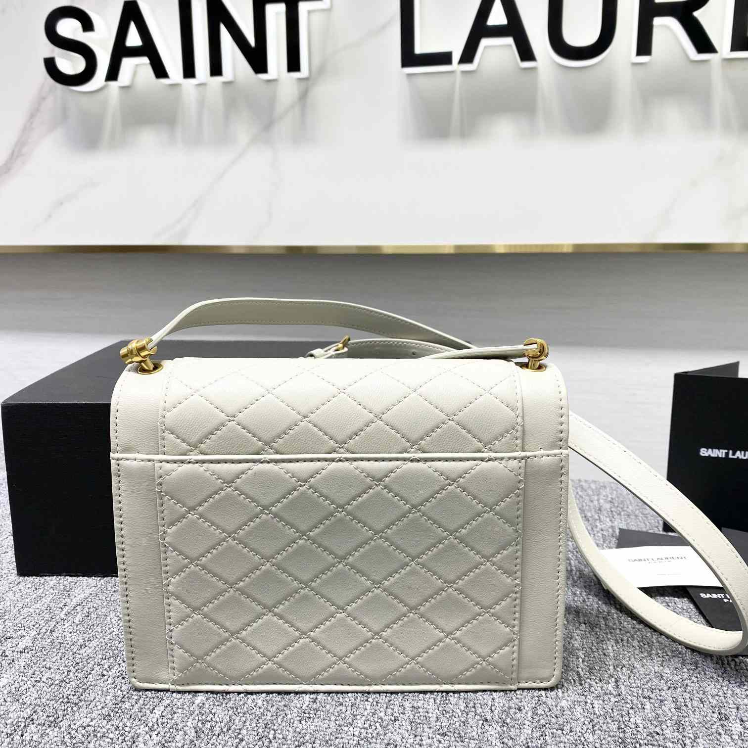 Saint Laurent Gaby Mini Satchel In Quilted Lambskin - DesignerGu