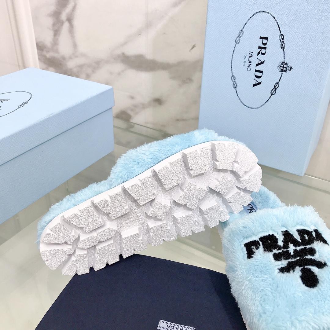 Prada Terry Cloth Slides - DesignerGu