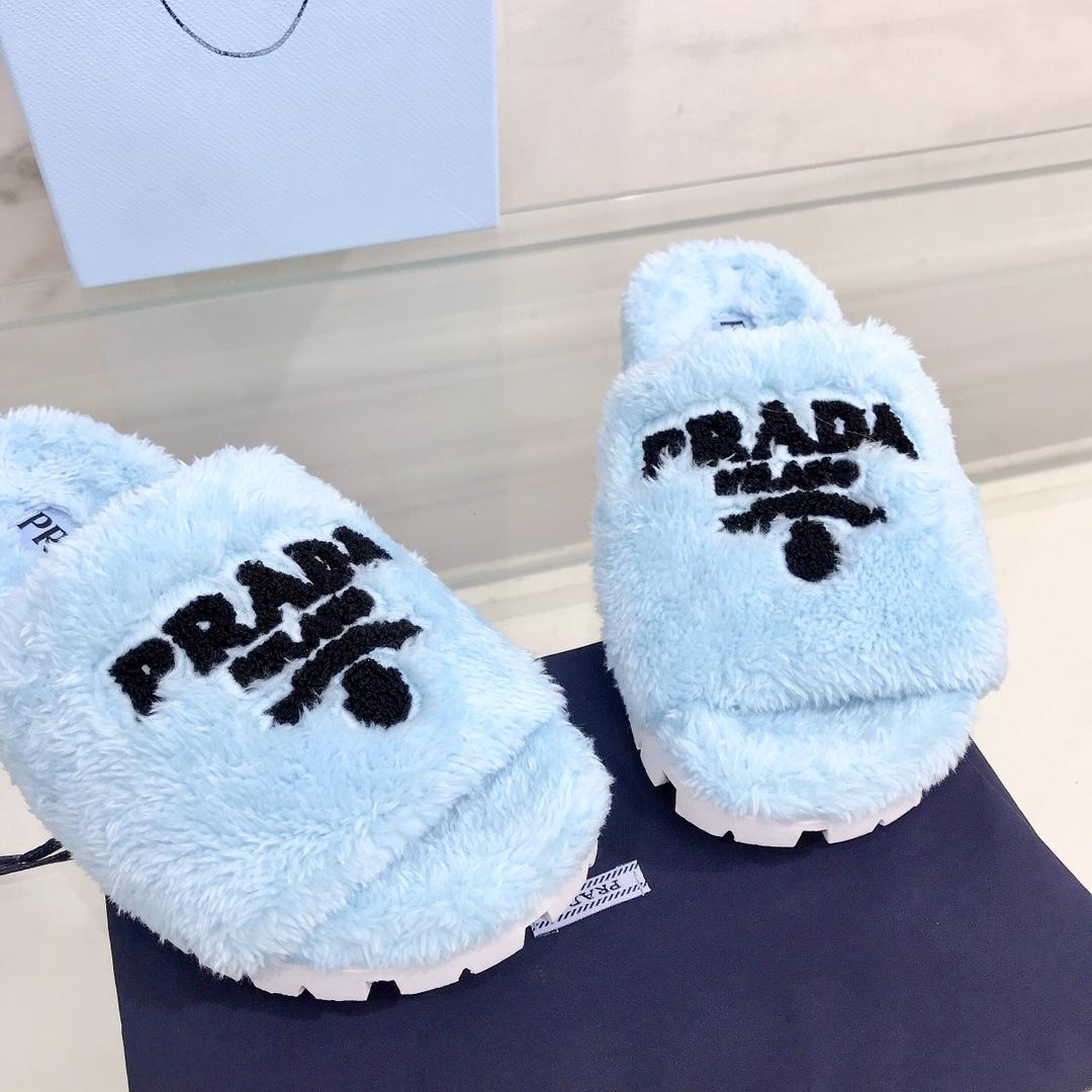 Prada Terry Cloth Slides - DesignerGu