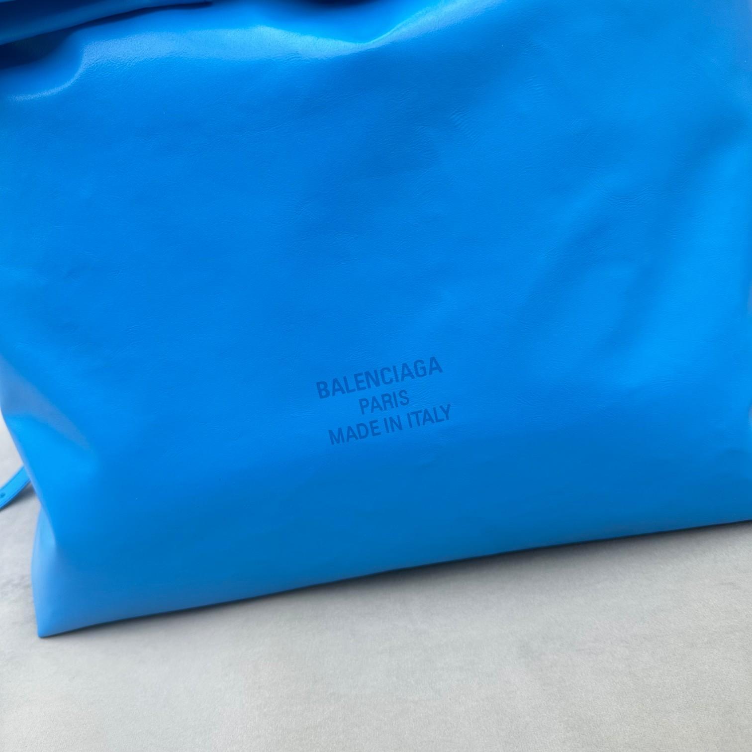 Balenciaga Trash Bag Large Pouch In Blue(37-40-52cm) - DesignerGu