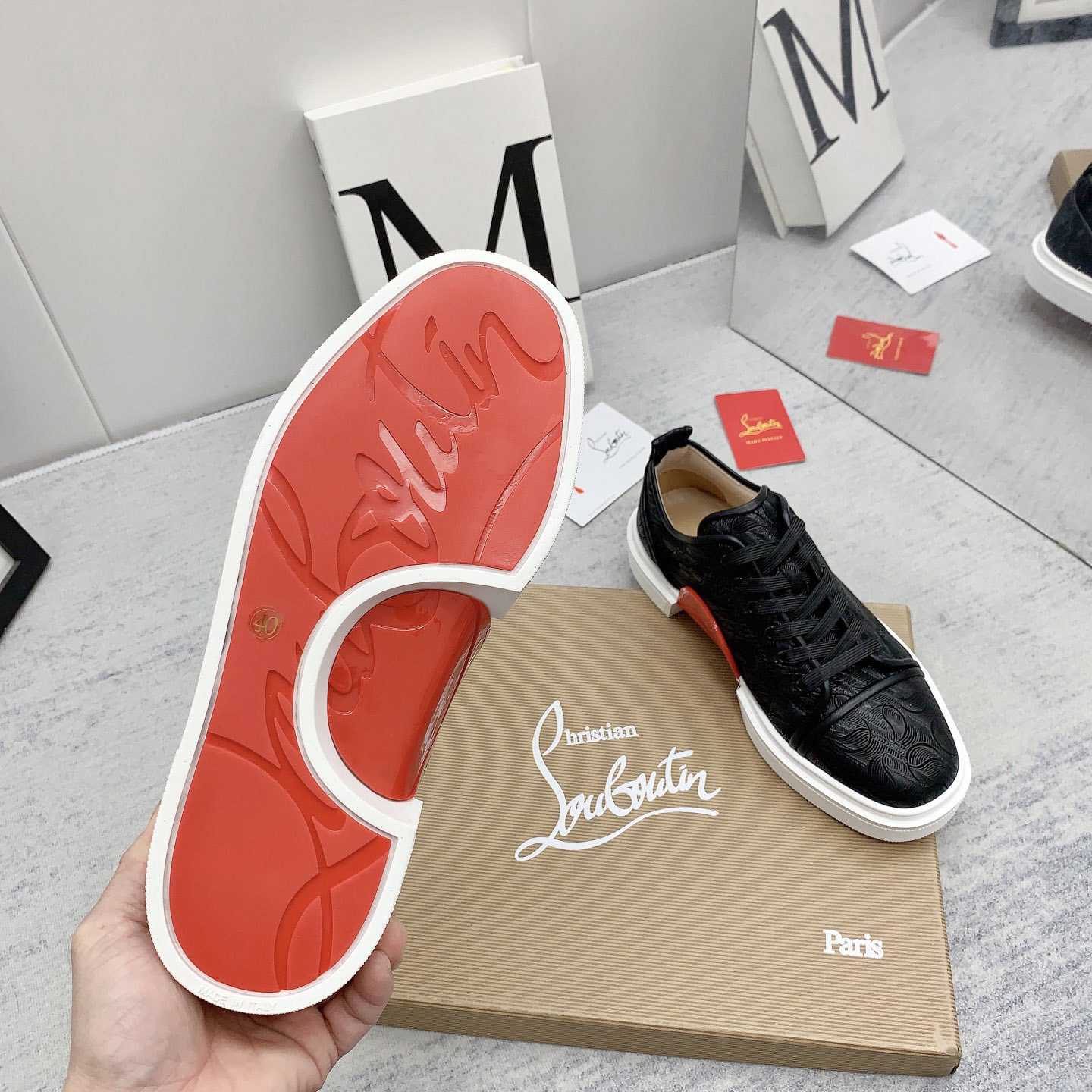 Christian Louboutin Adolon Junior Sneaker  - DesignerGu