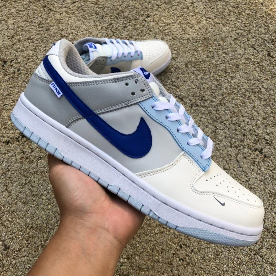 Nike Dunk Low GS Ivory Hyper Royal Sneaker     FB1843-141 - DesignerGu