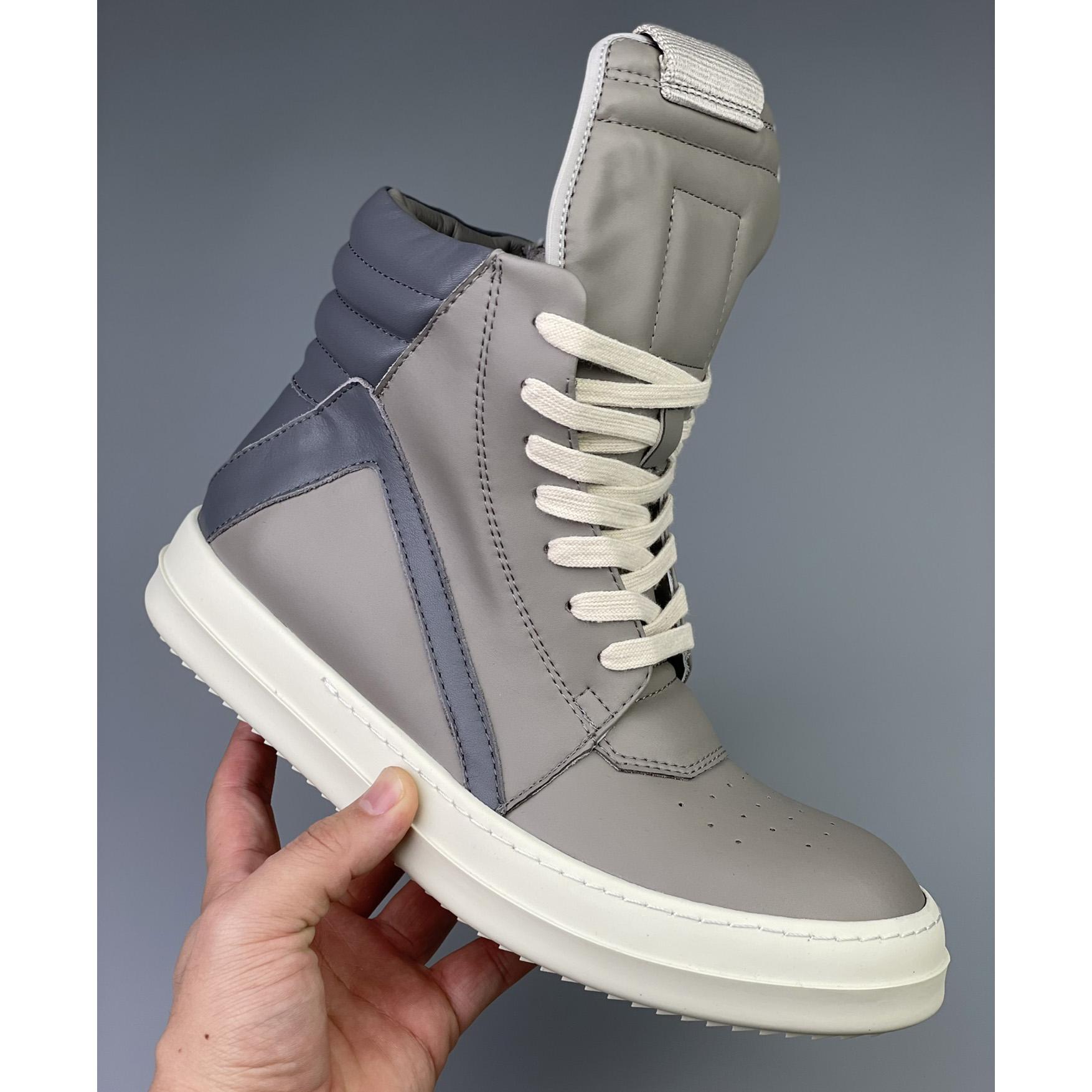 Rick Owens Geobasket High Top Sneakers - DesignerGu