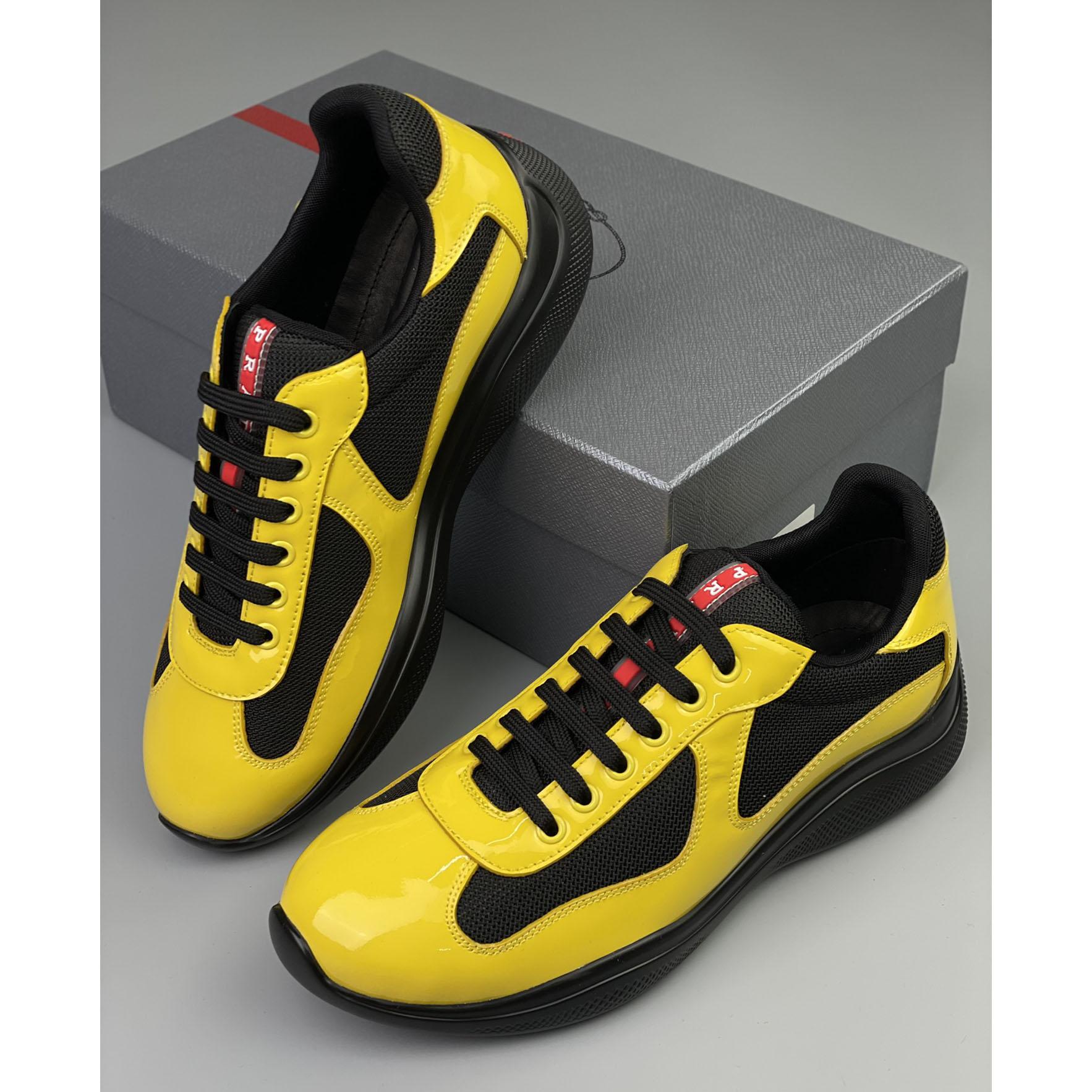 Prada Male America's Cup Sneaker  - DesignerGu