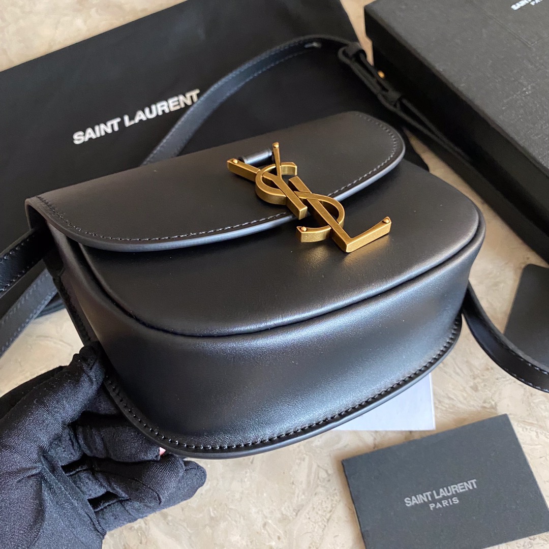 Saint Laurent Kaia Small Satchel In Smooth Leather - DesignerGu