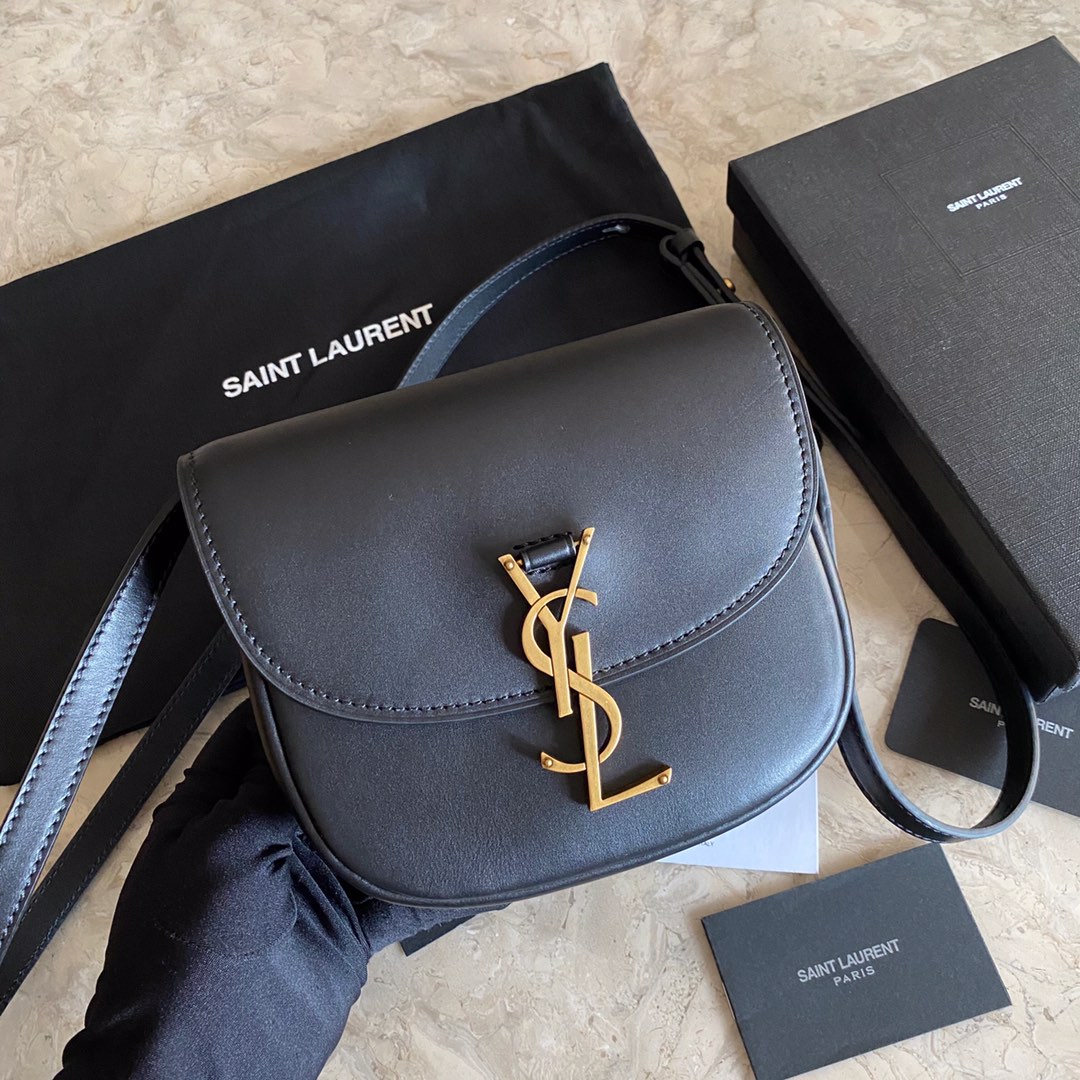 Saint Laurent Kaia Small Satchel In Smooth Leather - DesignerGu