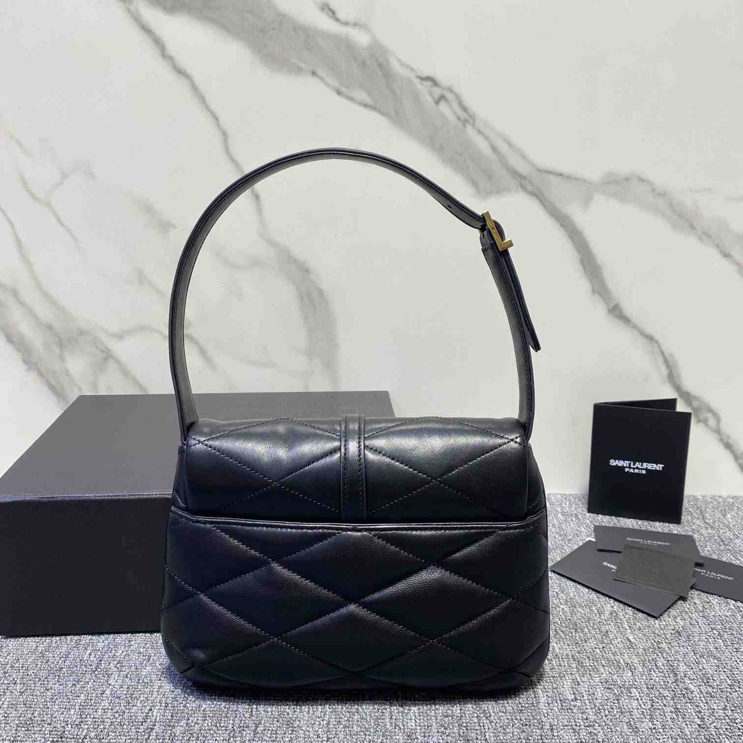 Saint Laurent Le 57 Hobo Bag In Quilted Lambskin - DesignerGu