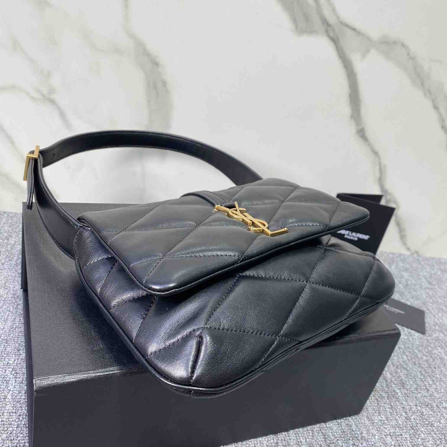 Saint Laurent Le 57 Hobo Bag In Quilted Lambskin - DesignerGu