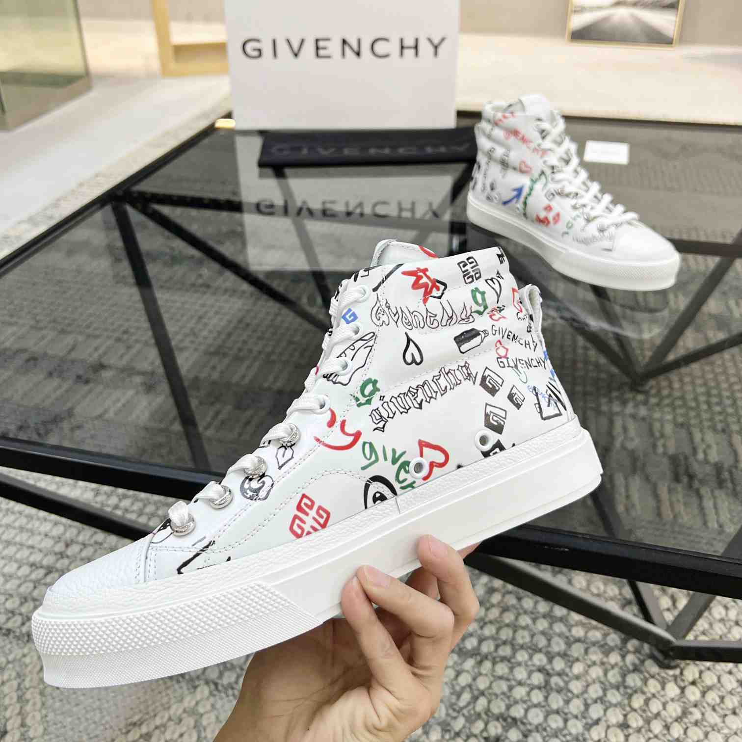 Givenchy City High Top Sneaker - DesignerGu