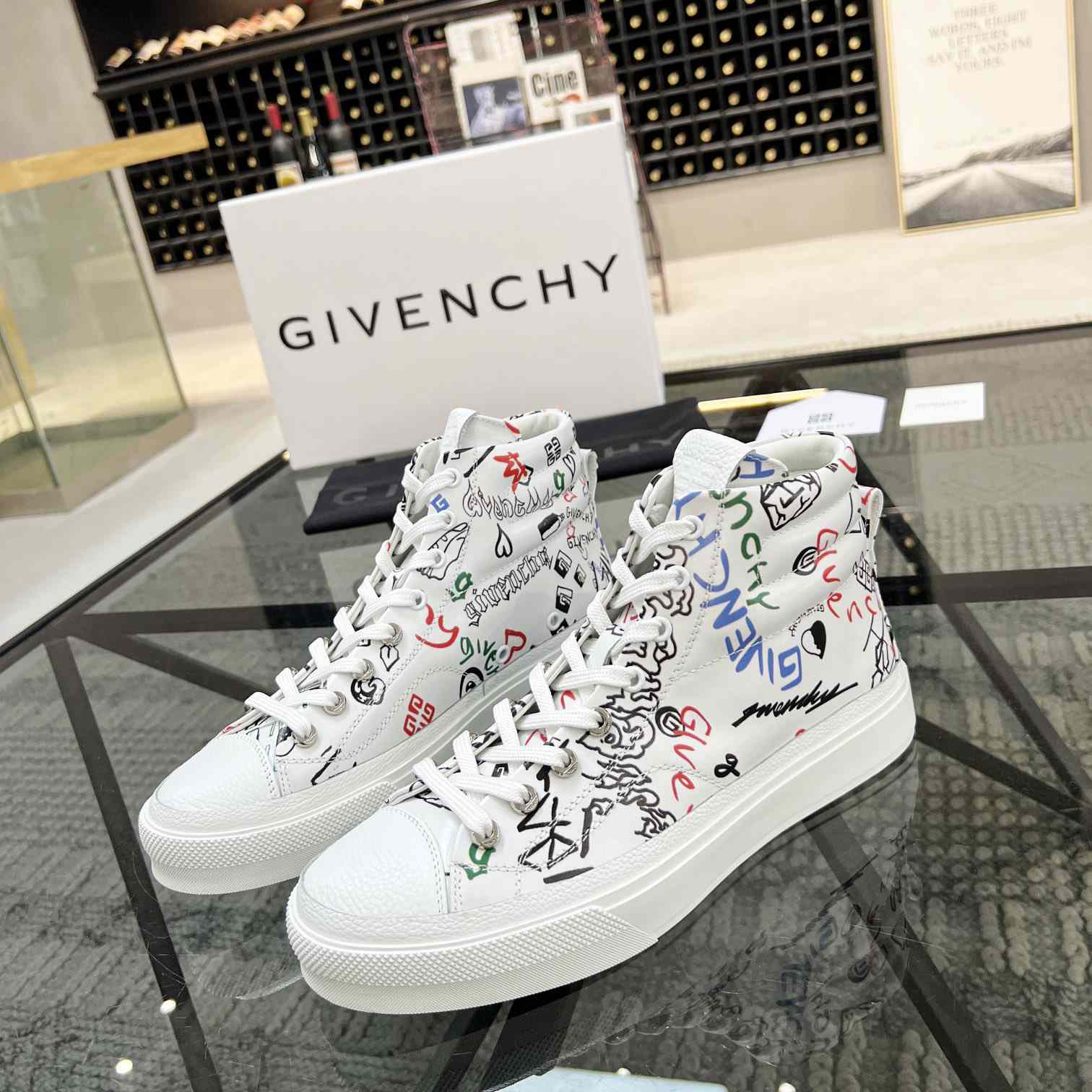 Givenchy City High Top Sneaker - DesignerGu