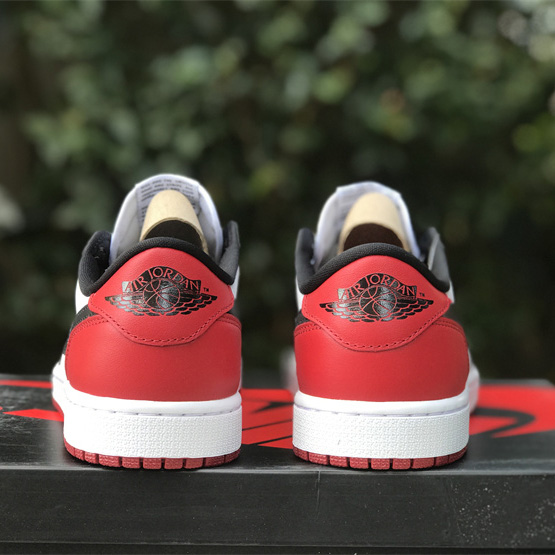 Air Jordan 1 Low “Black Toe” Sneaker      555088-125 - DesignerGu