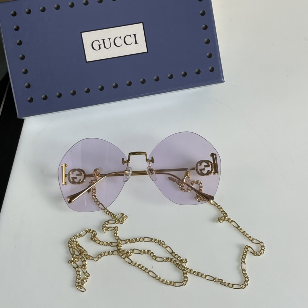 Gucci Geometric-Frame Sunglasses    GG1203S - DesignerGu