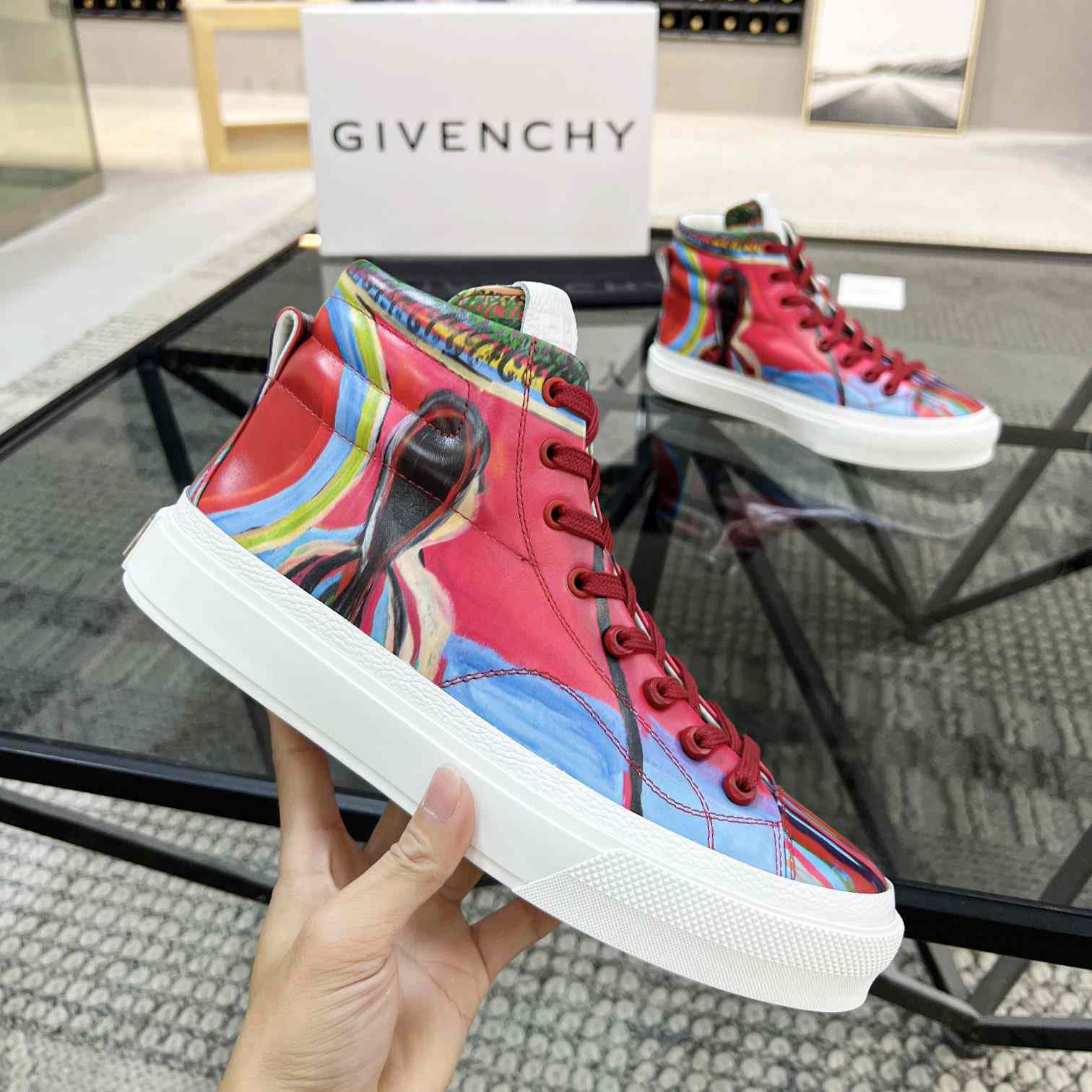 Givenchy City High Top Sneaker - DesignerGu