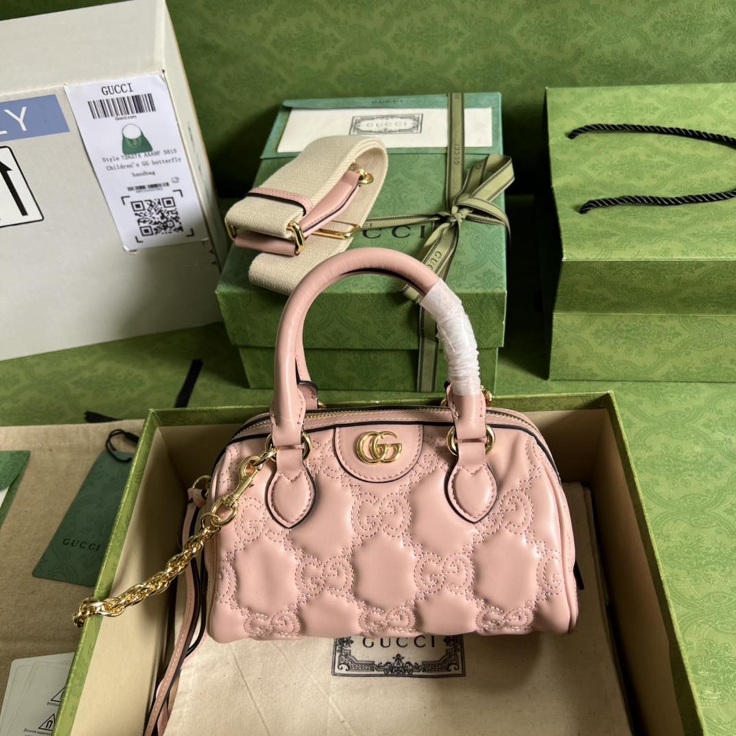 Gucci GG Matelassé Mini Bag(19*13*11cm) - DesignerGu