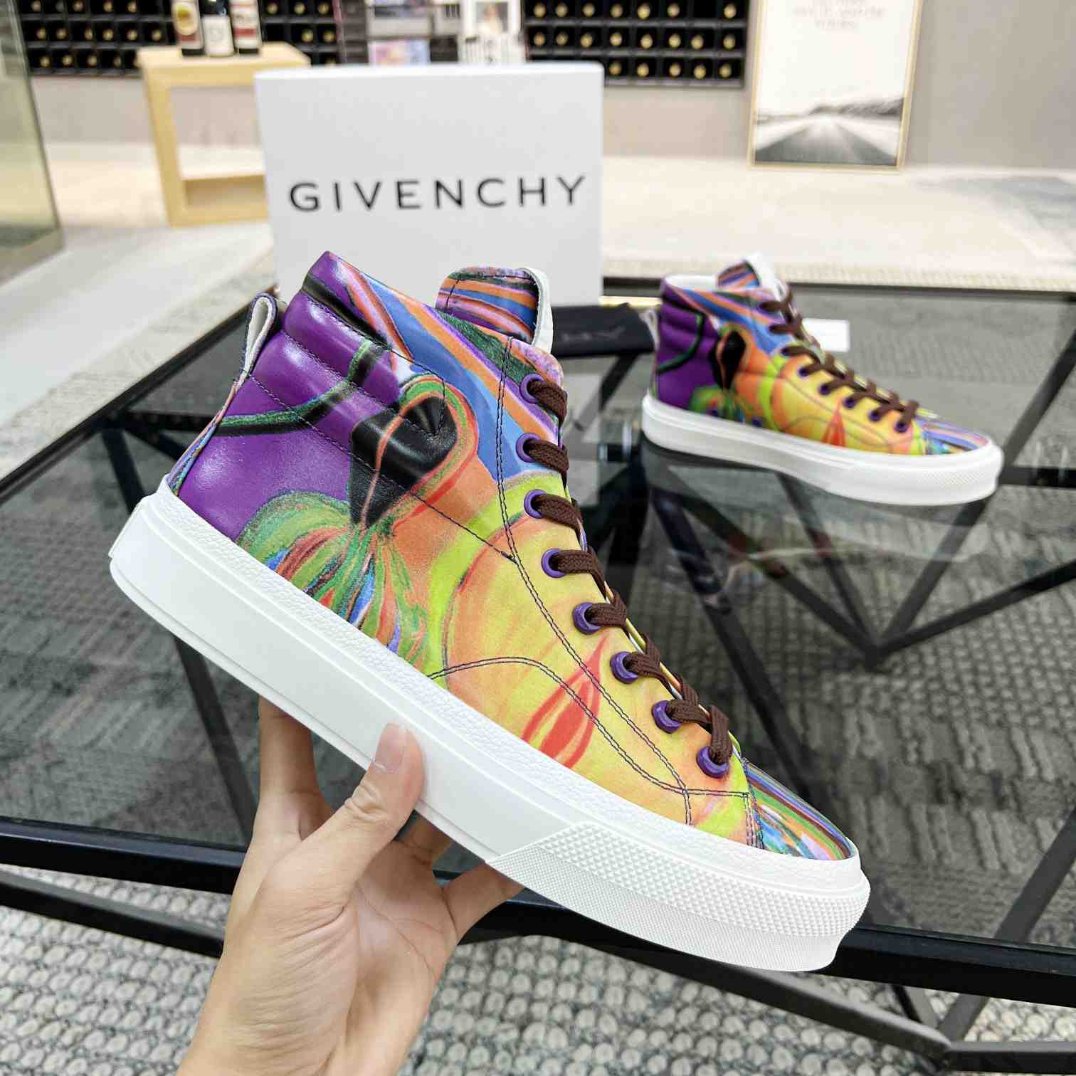 Givenchy City High Top Sneaker - DesignerGu