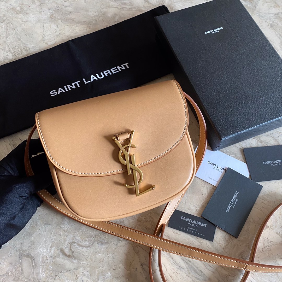 Saint Laurent Kaia Small Satchel In Smooth Vintage Leather - DesignerGu