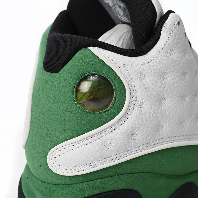 Air Jordan 13 Retro White Green Sneakers      DB6536-113 - DesignerGu