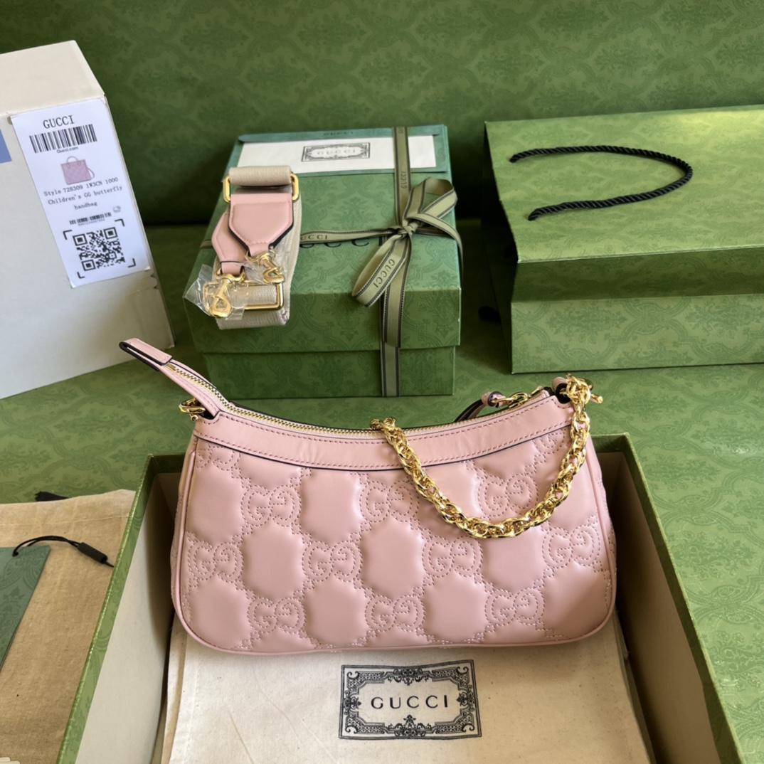 Gucci GG Matelassé Handbag(25-15-8cm) - DesignerGu