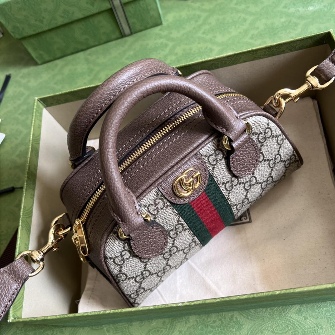 Gucci Ophidia GG Mini Top Handle Bag(21-12-10cm) - DesignerGu