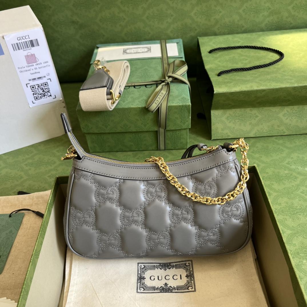 Gucci GG Matelassé Handbag(25-15-8cm) - DesignerGu