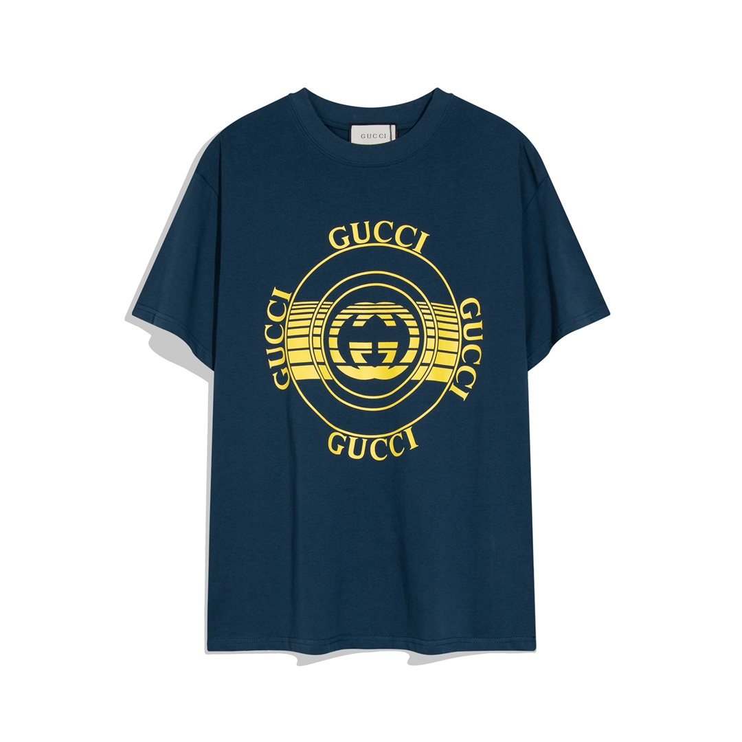 Gucci Record Printed T-Shirt - DesignerGu