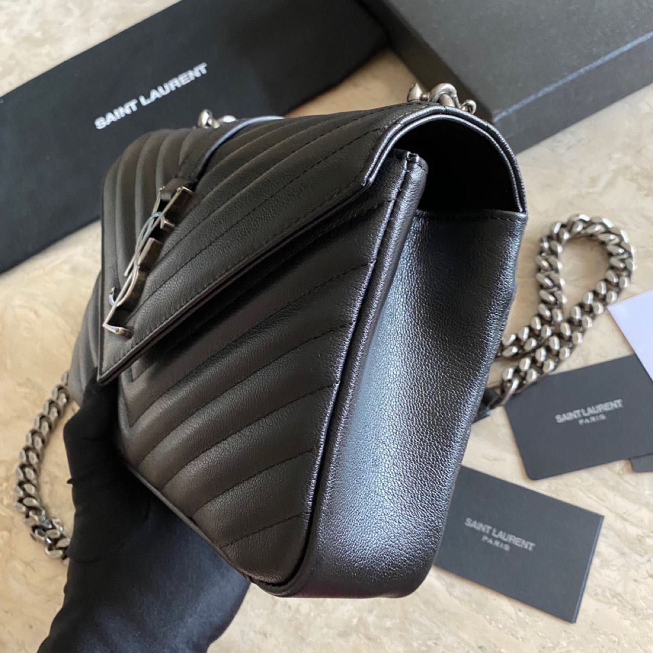 Saint Laurent College Shoulder Bag    24cm - DesignerGu