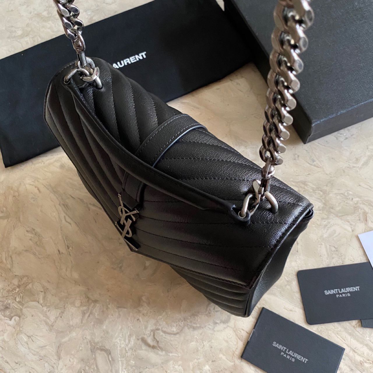 Saint Laurent College Shoulder Bag    24cm - DesignerGu